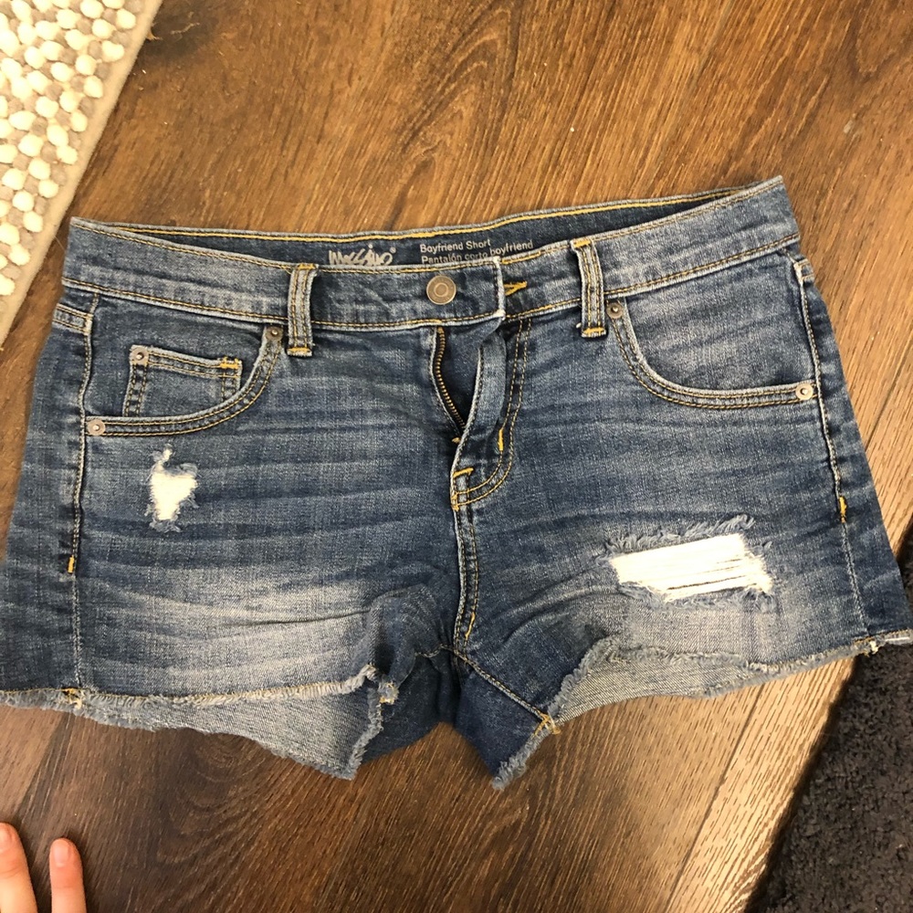 Boyfriend Fit Jean Shorts